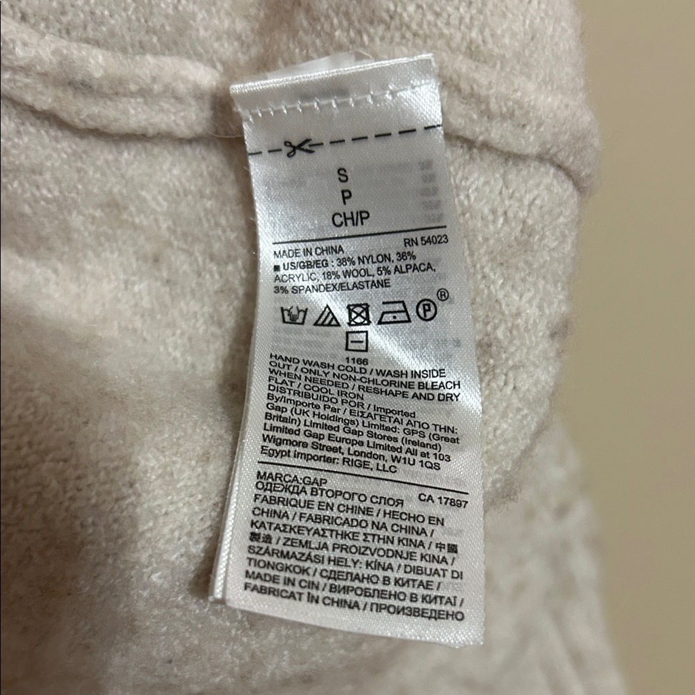 GAP Women's Light Gray Open Cardigan - Picture 5 of 10
